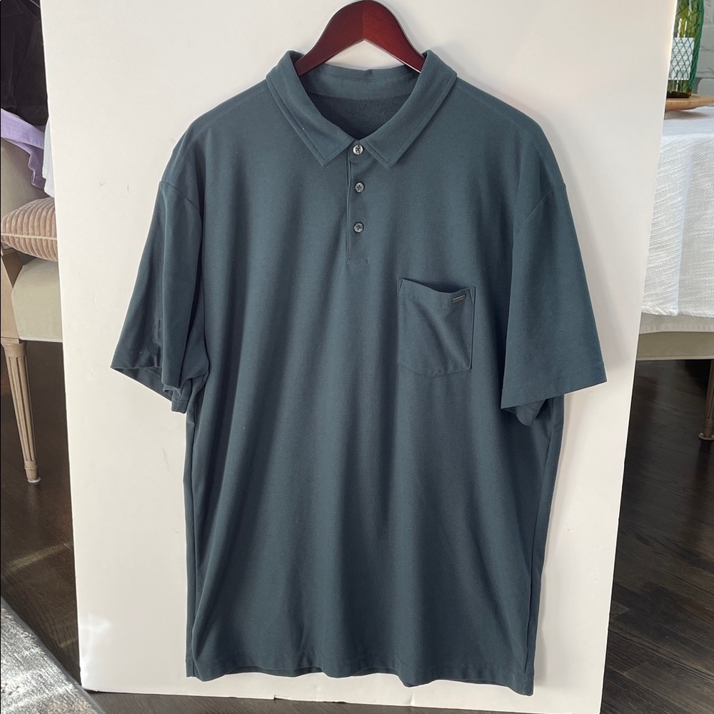 Vuori Men's Polo Shirt - Charcoal